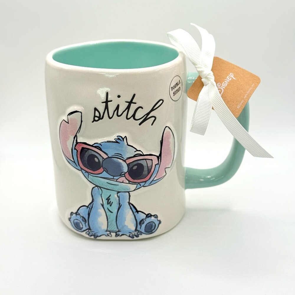 ALOHA Stitch mug by Rae Dunn | Aloha coffee mug | Playful Stitch mug